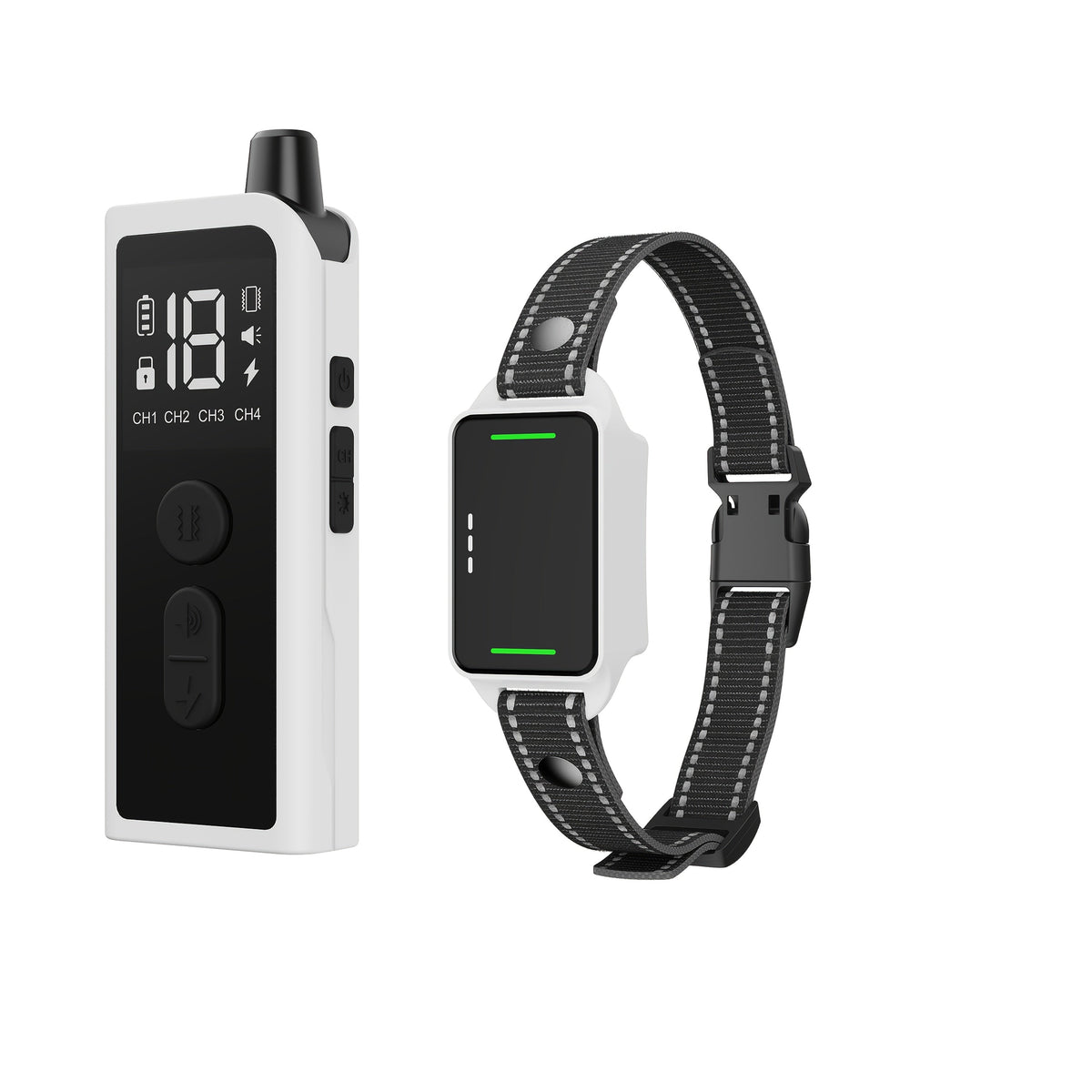 Dog Training Collar with Remote – Rechargeable E-Collar with Shock, Vibration, and Tone Modes, 2.4G Wireless Remote, USB Charging, Safe & Effective Pet Trainer for Small, Medium, and Large Dogs, 1pc & 2pc