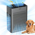 Air Purifier for Large Room Up to 2500 Sq Ft, H13 HEPA Washable Filters, Double-Sided Filtration, PM2.5 Sensor, 22dB Ultra-Quiet, Air Cleaner for Dust Pets Smoke Pollen Bedroom Home Office