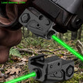 USB-C Rechargeable Laser Sight for Picatinny Rail – Green & Red Laser Dot Sight with Tactical Flashlight Combo, Vibration-Resistant, Quick Adjust, for Handguns, Rifles, Hunting, and Competition
