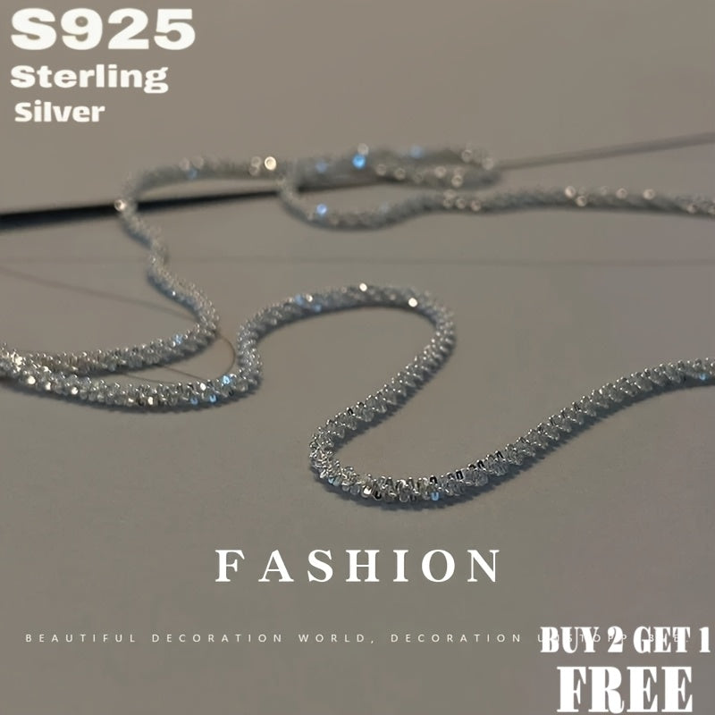 925 Sterling Silver Sparkling Star Necklace for Men & Women – Minimalist Celestial Star Pendant Chain, Unisex Dainty Jewelry with Gift Box, Sizes 16-24 Inch, Perfect Gift for Couples & Parents