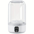 Mini Portable Washing Machine with 4000mAh Battery - USB Rechargeable Travel Laundry Washer for Underwear Bra Socks, LED Display, One-Touch Operation, Space-Saving Design for Dorm RV Camping