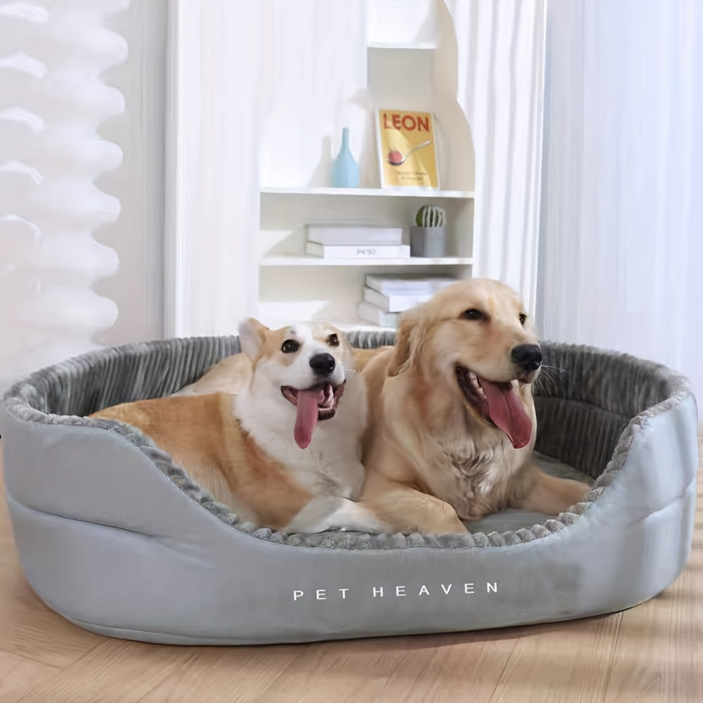 Large Dog Bed Thickened Washable - Bite-Resistant Machine-Washable Pet Bed for Large Dogs, All-Season Universal Design, Available in Sizes M to XXL, Durable Orthopedic Dog Mat
