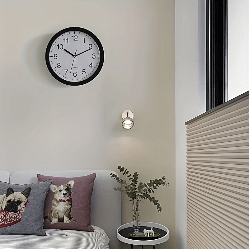 Wall-Mounted Diversion Safe Clock Hidden Secret Storage for Cash, Coins, and Valuables - Home/Office Security Vault, Concealed Safe, Sturdy and Durable