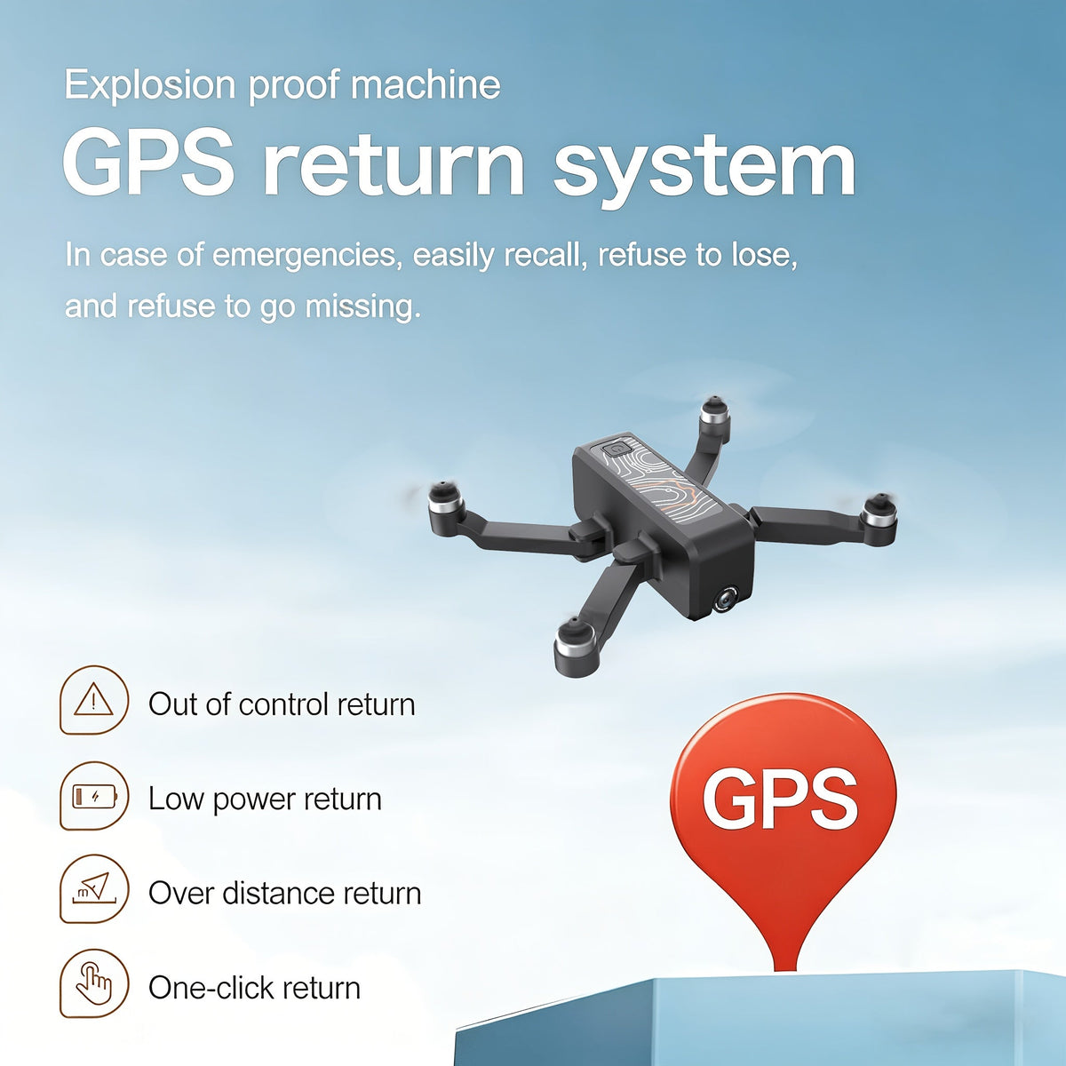 H5 Mini Drone with 4K HD Camera, Brushless Motor, Anti-Shake Gimbal, 3 Batteries, Carrying Case, One-Button Takeoff, Obstacle Avoidance, Orbit Flight, Windproof, Stable RC Drone for Adults and Beginners