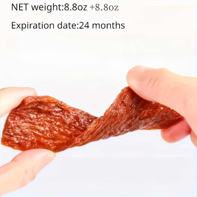 Dried Beef Tendon Dog Chews: Natural, High-Protein Jerky Treats & Chew Sticks for Training Rewards, Suitable for All Breeds, Available in 250g / 500g 2-Pack Options