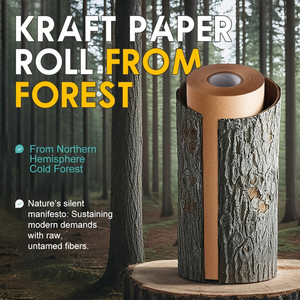 80GSM Kraft Paper Roll for Gift Wrapping, Bouquet Flower Packing, Bulletin Boards, Arts & Crafts, Moving & Shipping – Available in Black, Red, Brown & White – Multi-Size Wrapping Paper Roll