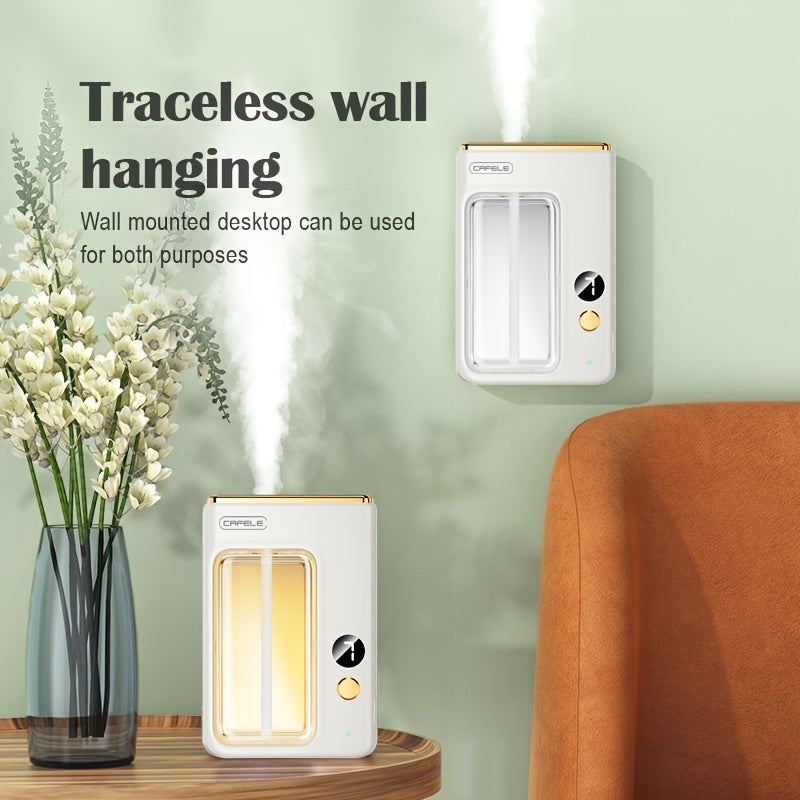 Aroma Diffuser with Essential Oils Set, Large Capacity, 7-Level Mist, USB Powered, Auto Shut-Off, Bedroom Humidifier, Home Aromatherapy Diffuser with Encounter, Shangri-La, Gardenia, Hilton, and Ocean Scents