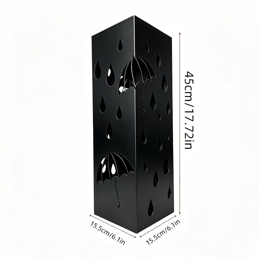 Decorative Umbrella Stand Holder – Creative Storage Bucket for Home Hotel & Entryway in White Black & Red