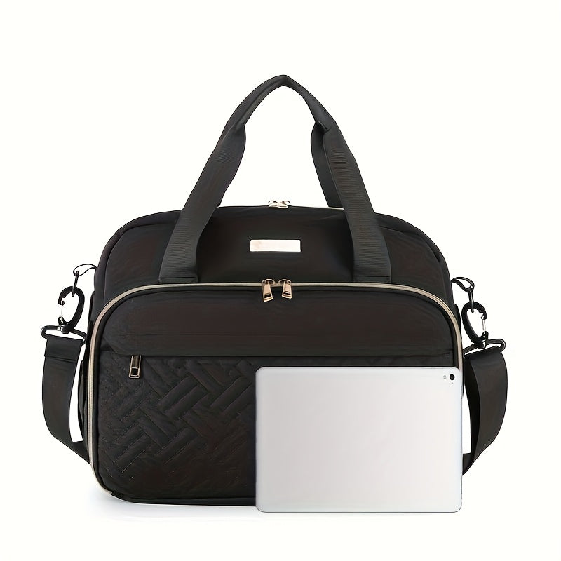 Extra-Large Oxford Cloth Diaper Bag, Multi-Functional Maternity Hospital Bag & Travel Organizer, Crossbody Messenger Bag for Mom with Large Capacity for Diapers Baby Essentials & Gym