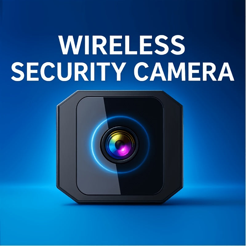 Wireless Security Camera with Built-In AP Hotspot, No Internet Required, Infrared Night Vision, Two-Way Audio, Motion Detection, Real-Time Home/Pet Monitoring, Black/White, 1/2/3/4 Pack