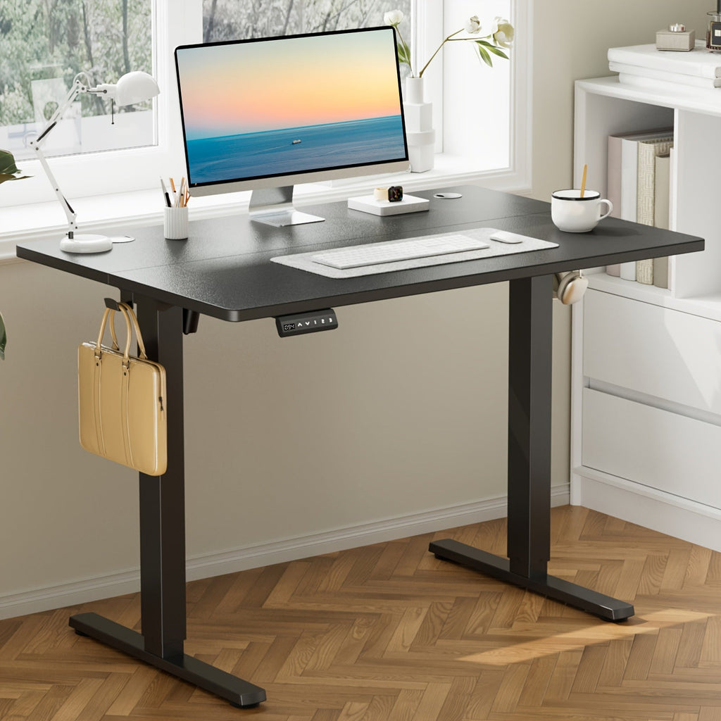 Electric Standing Desk, Height Adjustable 40 48 55 63 Inch – Sit-Stand Desk with Memory Controller & Anti-Collision, Ergonomic Home Office Gaming Workstation, Multiple Colors & Sizes