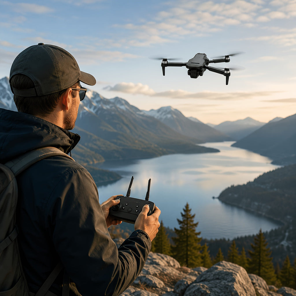 Skywing X1 4K Drone with Obstacle Avoidance, Screen Remote Control, USB Charging, Beginner-Friendly for Vlog Photography, Adults, Teens, Gift, Age 18+