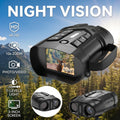 Night Vision Binoculars 1080P HD - 10X Zoom, 5W IR Up to 2600Ft Range, 2.8" IPS Screen, 7-Level Infrared, Video Recording for Hunting Security Bird Watching - Black
