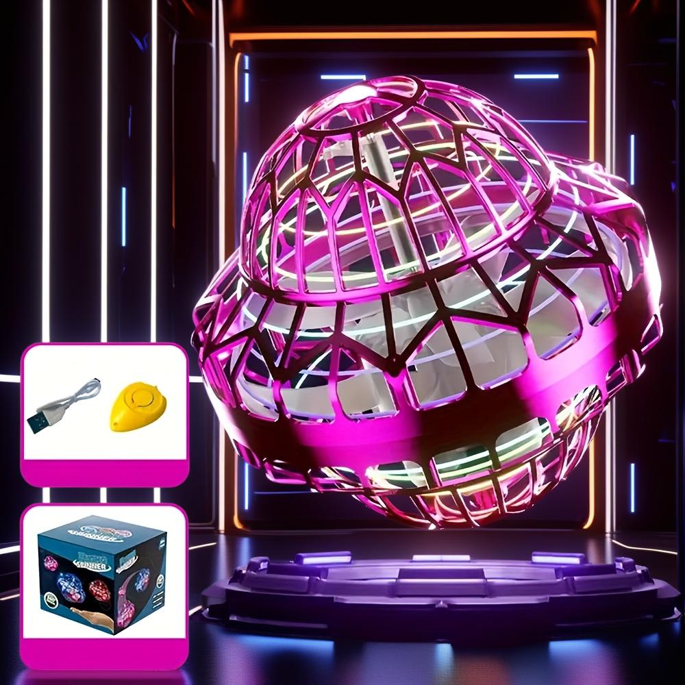 UFO Magic Flying Ball Toy with LED Light – Hand-Controlled Boomerang Hover Ball with Intelligent Gesture Sensing, Suitable for Indoor/Outdoor Play, Parties, and Gifts for Kids, Boys, and Girls (Halloween/Christmas)