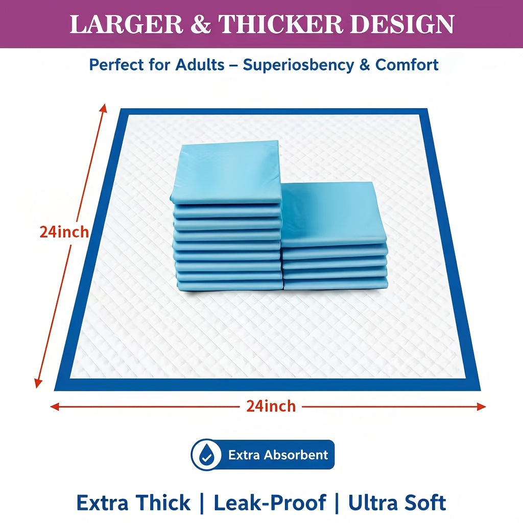 Extra Large Dog Pee Pads, 6X Thicker, Super Absorbent, Leak-Proof, Quick-Dry Puppy Training Pads, Odor Control, 28x34 Inches, 50-200 Count, for Home, Camping, and Pet Toilets