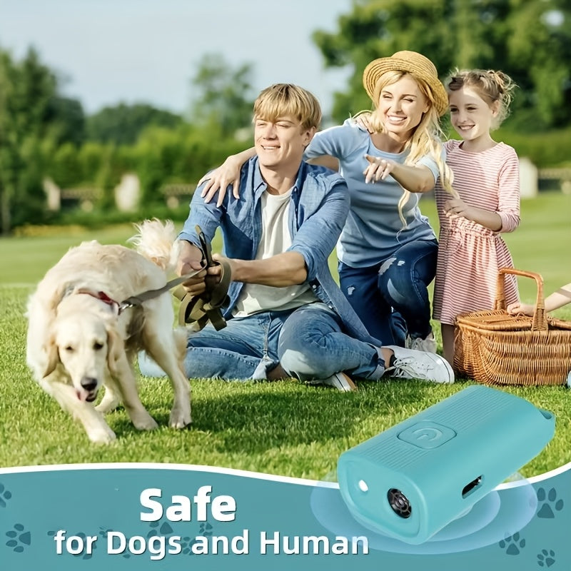 Battery-Powered Automatic Dog Bark Control Device - Ultrasonic Anti-Barking Deterrent, Humane No-Shock Bark Stopper for Indoor and Outdoor Use, Effective for Small to Large Dogs