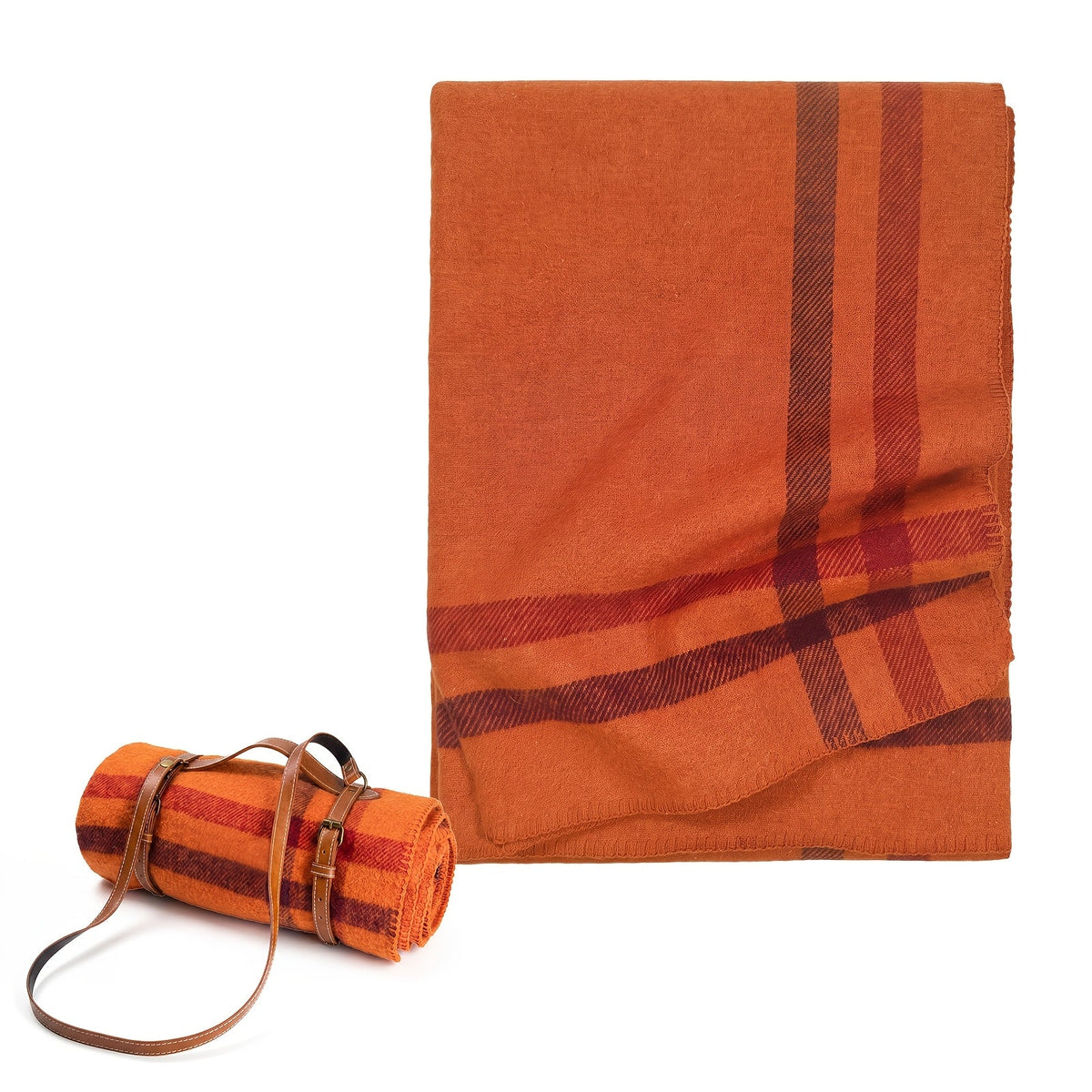 100% Wool Blanket Warm Thick Washable for Camping Outdoors Sporting Events & Survival Kits – Multiple Colors & Sizes | Sunset Land Forest