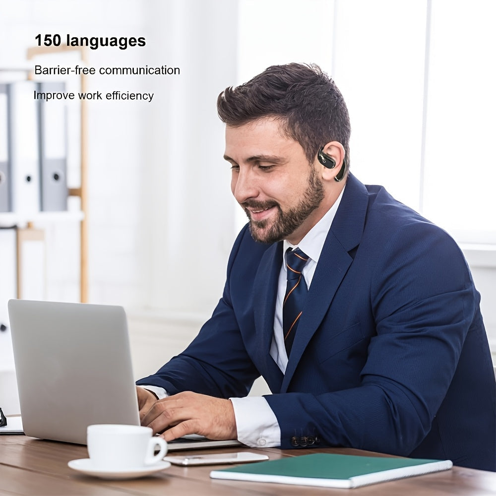 AI Translation Earbuds (144 Languages) – 0.3s Instant Voice Interpreter with Noise Reduction & 40-Hour Battery Life for Travel, Business, and International Communication
