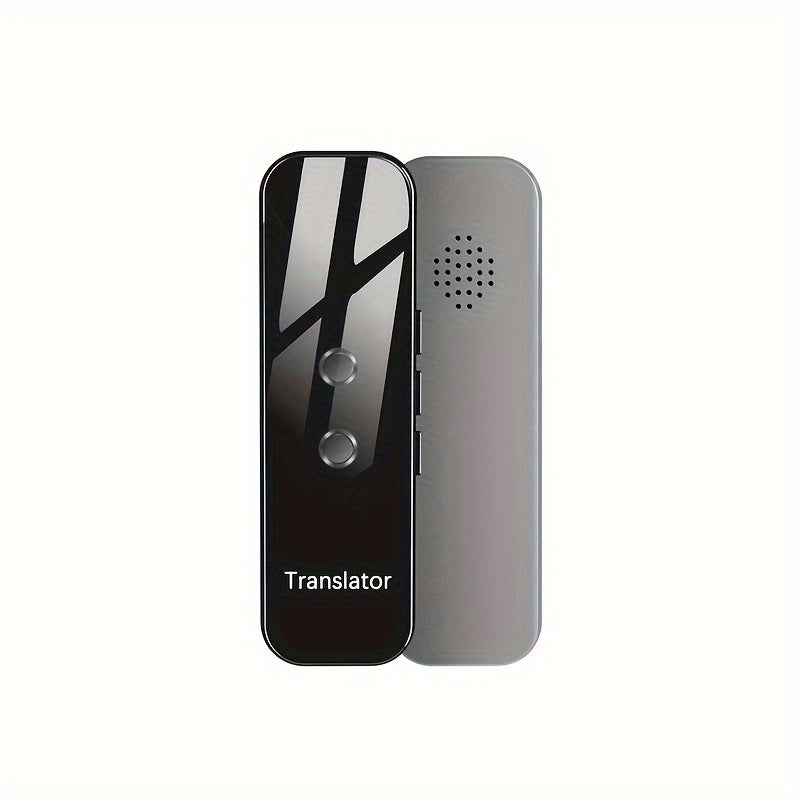 Portable Two-Way Instant Voice Translator Device with App Connectivity, Supporting 137 Languages, High Accuracy for Travel, Business, and Learning, Includes Headphones