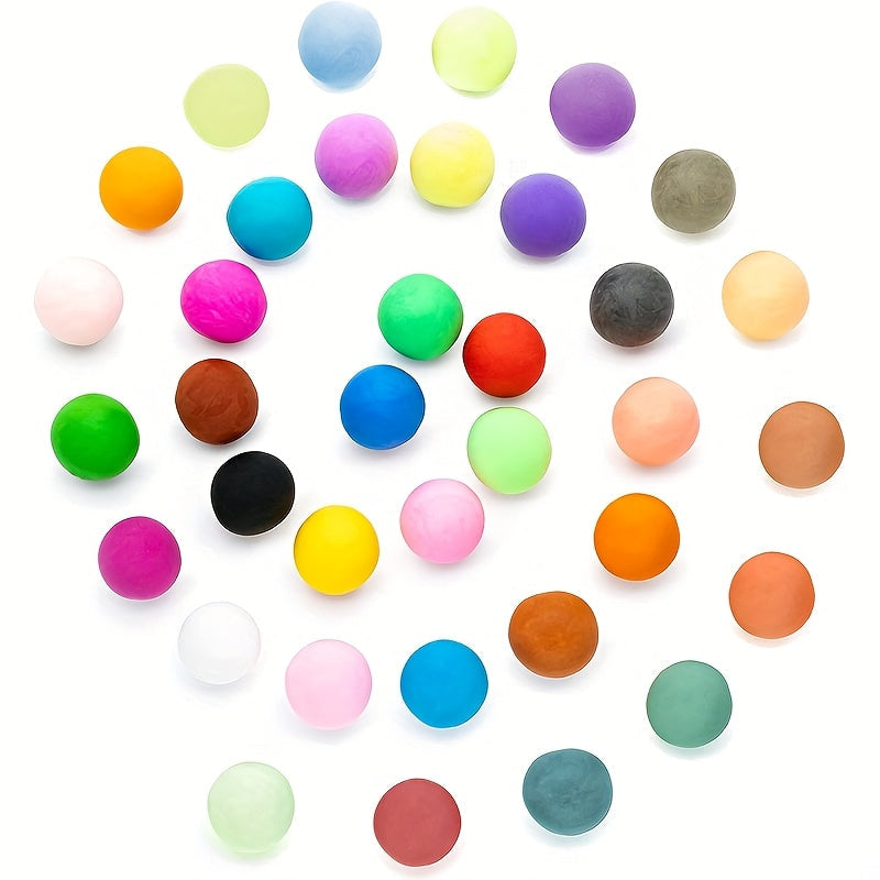 Air Dry Clay Kit for Kids, Natural Modeling Clay, Magic Foam DIY Molding Clay, Slime Add-Ins, Craft Supplies, Non-Toxic, 12 to 144 Colors, Gift for Kids
