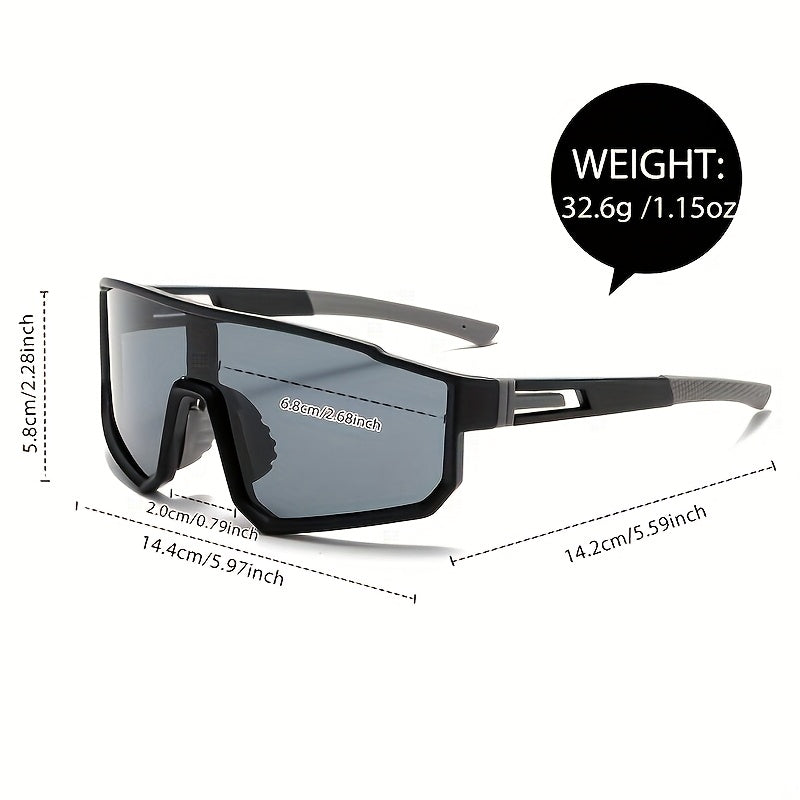 Mirrored Sports Sunglasses Set (3-4 pcs) for Men and Women – Durable PC Polycarbonate Lens and Frame, Fashionable Unisex Outdoor Eyewear for Cycling, Driving, Festivals, and Daily Wear, Includes Cleaning Cloth