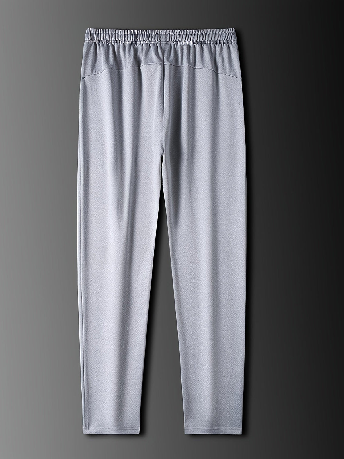 Men's Drawstring Joggers with Pockets, Regular Fit Cuffed Athletic Track Pants, 95% Polyester for Running, Training, Daily Wear in Spring and Fall – Comfortable Men’s Sports Trousers