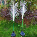 Solar Powered Golden Grass Garden Lights – Energy-Efficient Outdoor Decorative Stake Lights for Yard, Patio & Balcony, Ni-MH Battery, Semi-Flush Mount, Available in 1pc or 2pcs