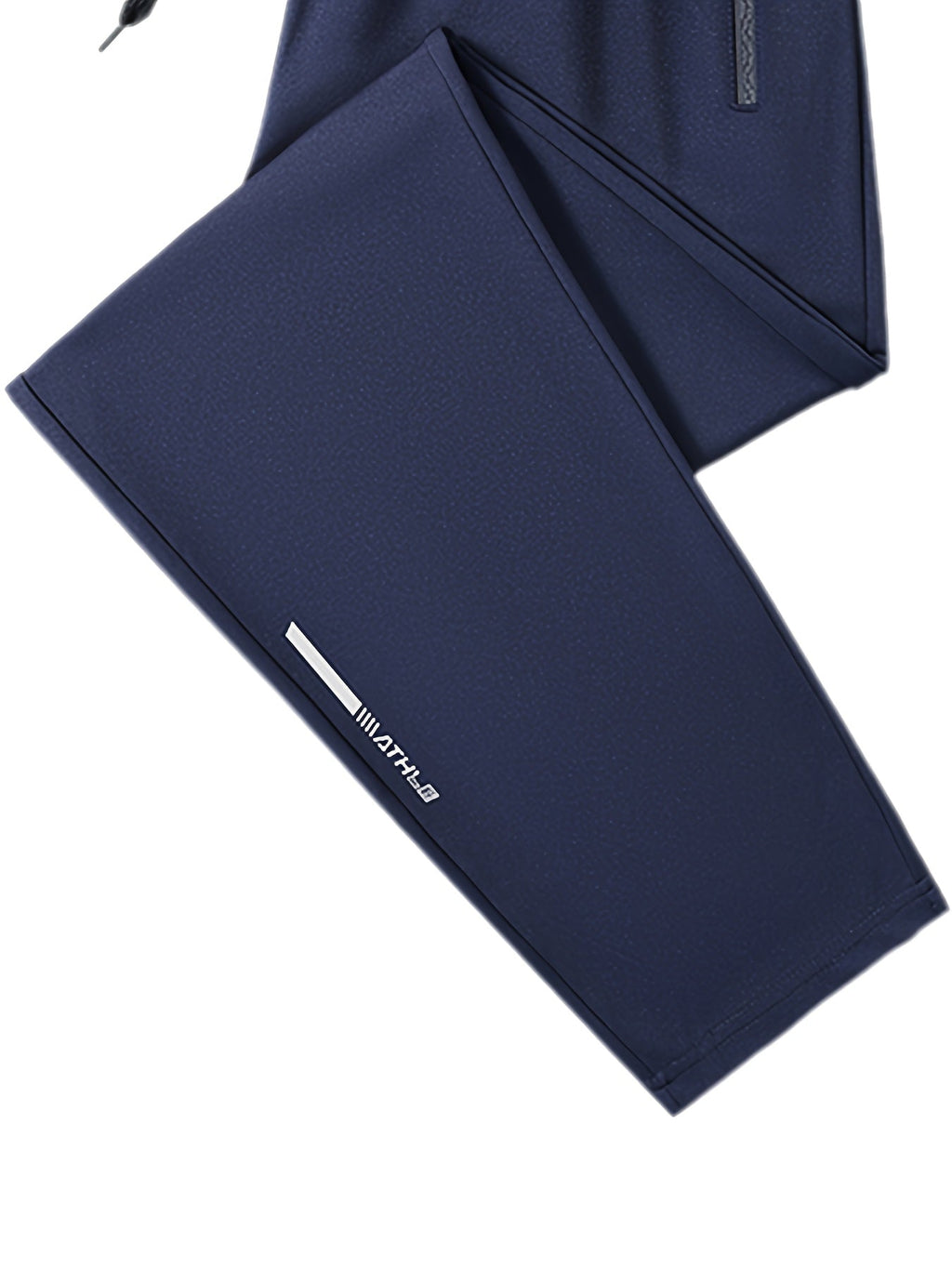 Men's Drawstring Joggers with Pockets, Regular Fit Cuffed Athletic Track Pants, 95% Polyester for Running, Training, Daily Wear in Spring and Fall – Comfortable Men’s Sports Trousers