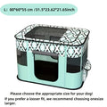 Foldable Pet Playpen with Storage Bag – Portable Indoor & Outdoor Dog/Cat Exercise Kennel & Puppy/Kitten Playpen, 4 Sizes (M/L/XL/XXL) for Cats, Dogs, and Rabbits, Travel & Camping Ready