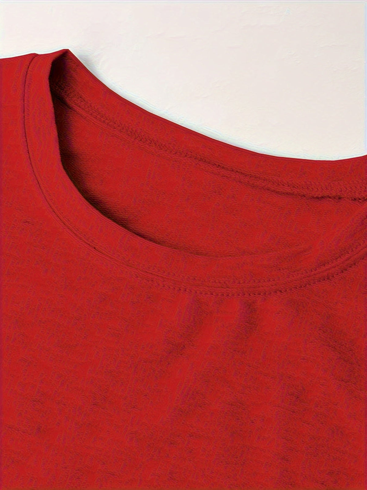Valentine's Day Women's Crew Neck Heart Print Sweatshirt, Casual Fall/Winter Pullover, Cozy Graphic Top, Red, Sizes S-XXL, US Shipping