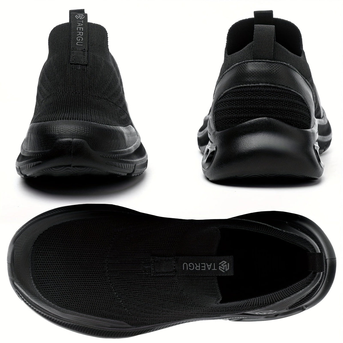 Men's Steel Toe Work Shoes Slip-On Lightweight Safety Sneakers Puncture-Resistant Non-Slip Loafers Black Grey Blue Sizes US 5.5-14