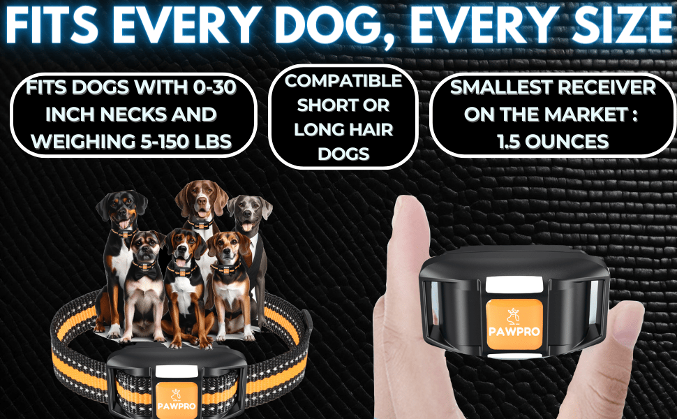 Dog Training Collar with Remote, 4-Mile Range – 124 Adjustable Levels, 4 Modes (Beep, Vibration, Shock, Night-Light), Rechargeable E-Collar for Dogs 5–135 lbs, Includes Training Guide