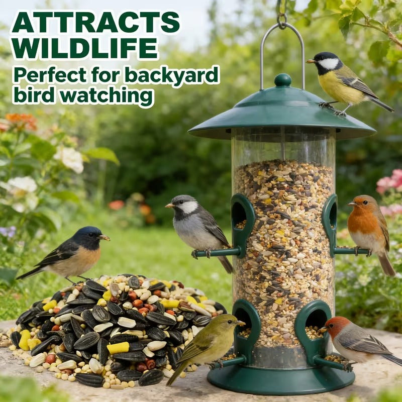 Premium Wild Bird Seed 1 lb No-Filler Songbird Food for Hanging Feeders, Lawn Stands, and Ground Feeders, Year-Round Outdoor Bird Feeding, Attracts Songbirds