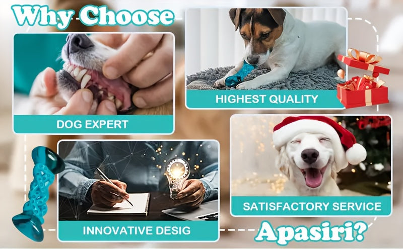 Durable Nylon Dog Chew Toy, Anxiety Relief and Boredom Buster, Indestructible Pet Toy for Small, Medium, and Large Dogs, Aggressive Chewers, Standard and Large Sizes, Keeps Dogs Busy and Relieves Stress