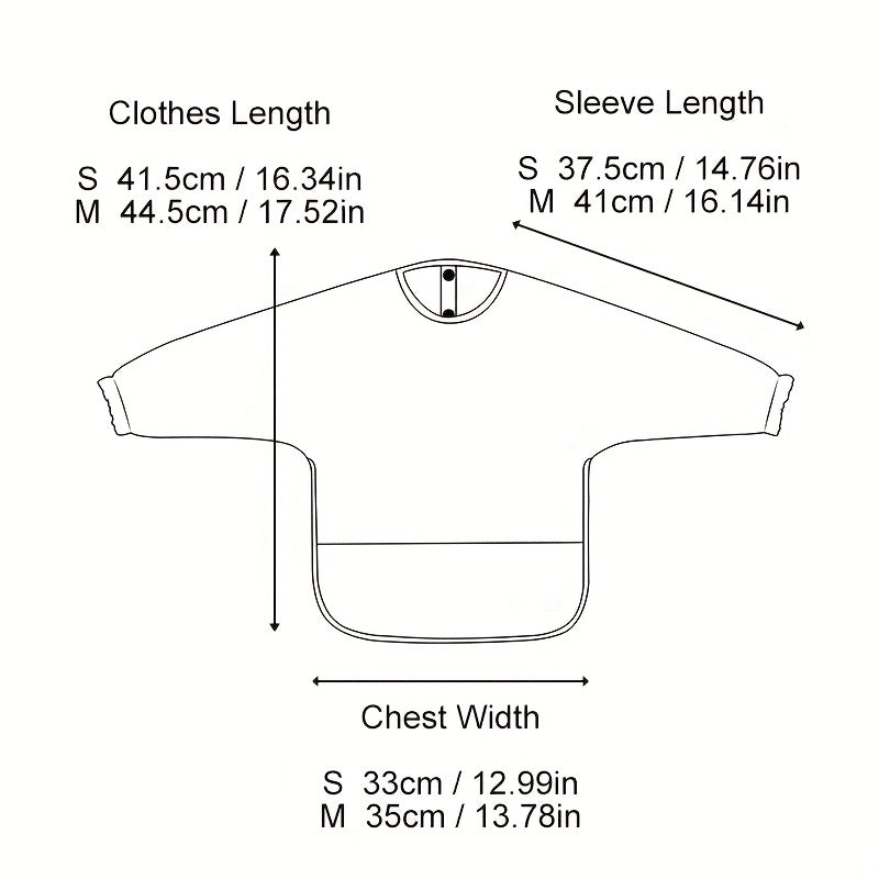 Baby Long-Sleeve Feeding Bib Smock for Boys & Girls, Waterproof Art Smock with Cute Prints for Infants & Toddlers Ages 6-36 Months, Reusable Mealtime & Painting Coverall