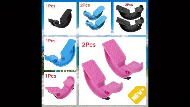 Calf Stretcher Foot Pedal for Balance Flexibility Training, Muscle Massage & Yoga – Durable ABS Non-Slip Foot Rocker for Plantar Fasciitis & Achilles Tendon Relief – Blue, Black, Pink, Yellow, 1/2/3pcs