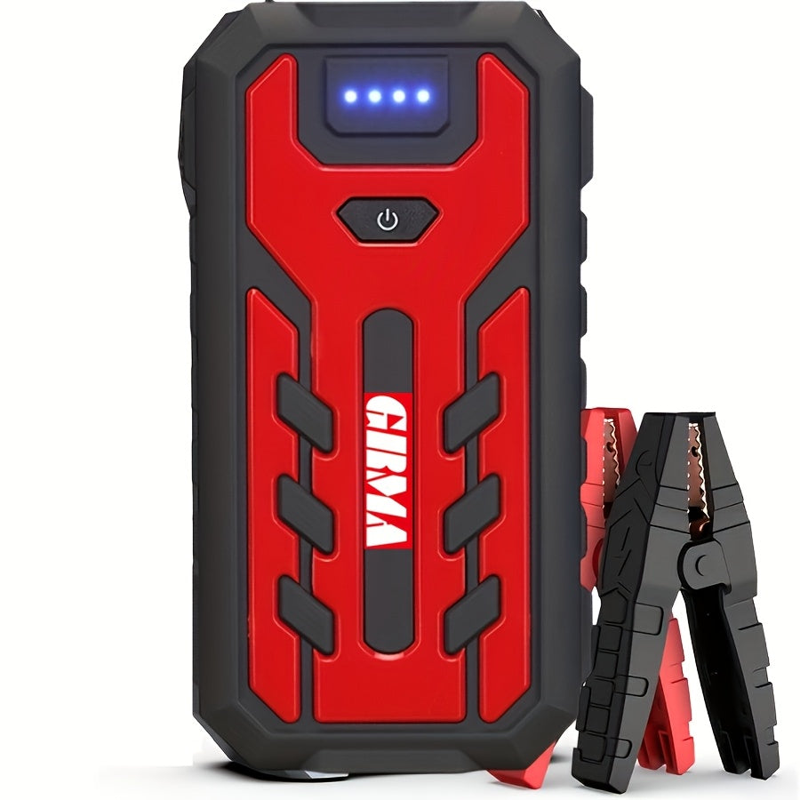 7-in-1 Portable Car Jump Starter with 150PSI Air Compressor, Digital Display, and Emergency Power Bank for Gas & Diesel Engines - Car Battery Booster Pack with Air Pump