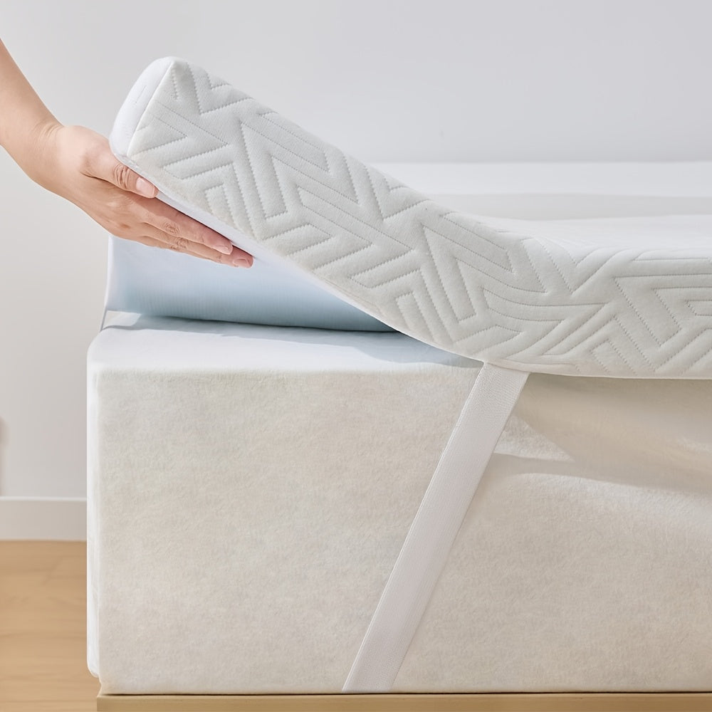 Memory Foam Mattress Topper 2 or 3 Inch – Gel Zoned Breathable High-Density Foam with Removable Soft Cover for Twin Full Queen King Sofa Beds