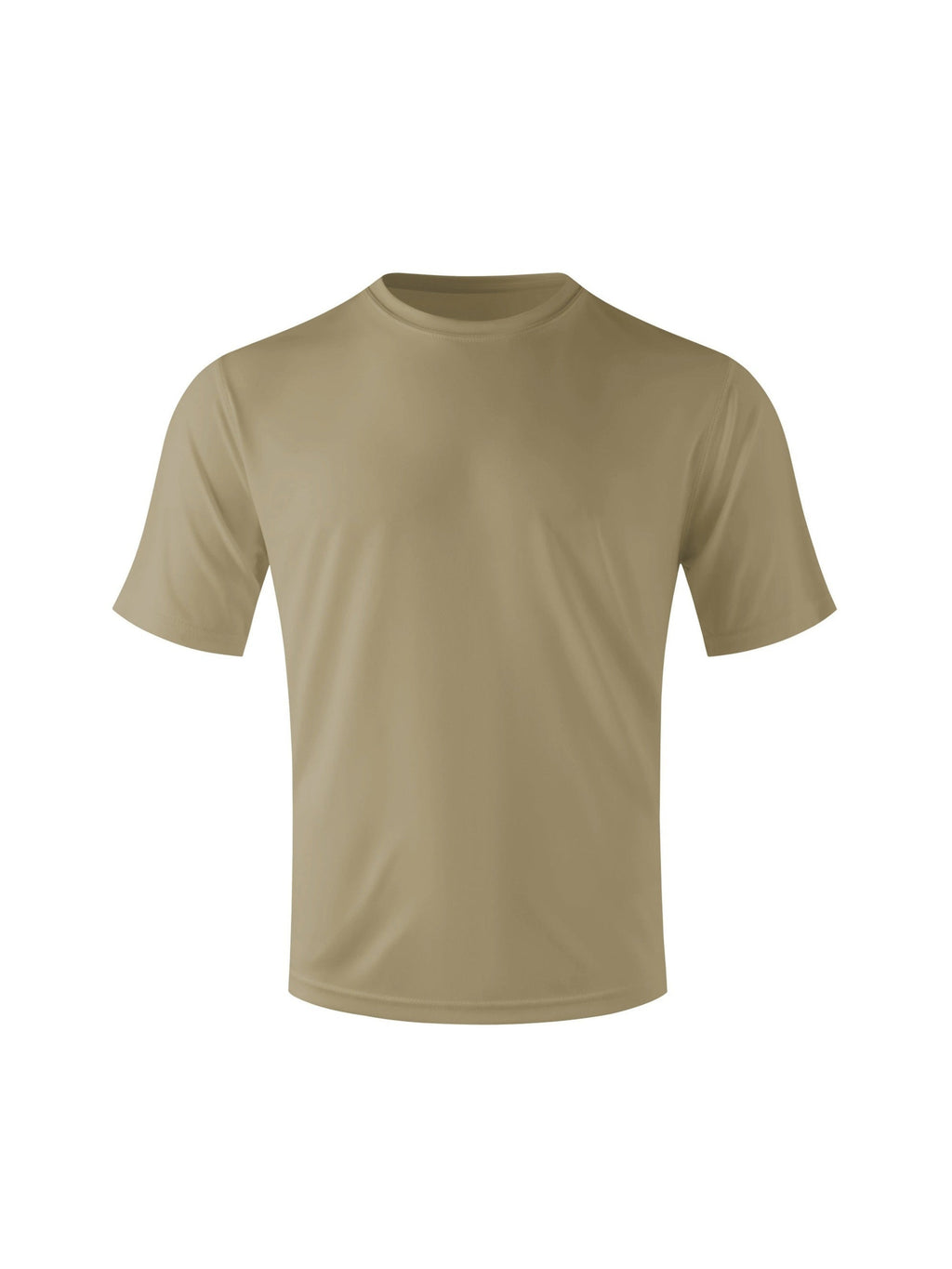 Men's UPF 50+ Quick-Dry T-Shirts 3-Pack – Moisture-Wicking Crew Neck Short Sleeve Athletic Tees Khaki Orange Yellow S-3XL for Swimming, Beach, Outdoor Sports, Fishing, and Hiking