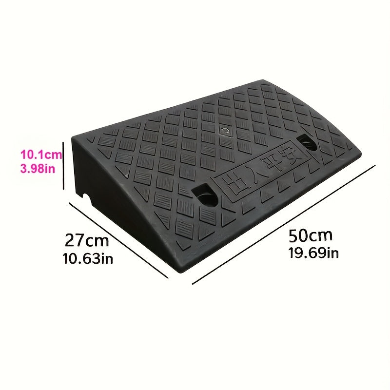 Portable Loading Ramps 2-Pack - 39.37" Wide Heavy Duty Ramps for Cars, Motorcycles & Pets - 3.94" Rise, Easy Setup, Space-Saving Mobility Solution
