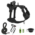 6-in-1 No-Pull Dog Harness & Leash Set – Reflective No-Choke Oxford Vest with Dual Leash Clips & Easy Control Handle for Small, Medium, and Large Dogs, 5 Colors, XS to XL