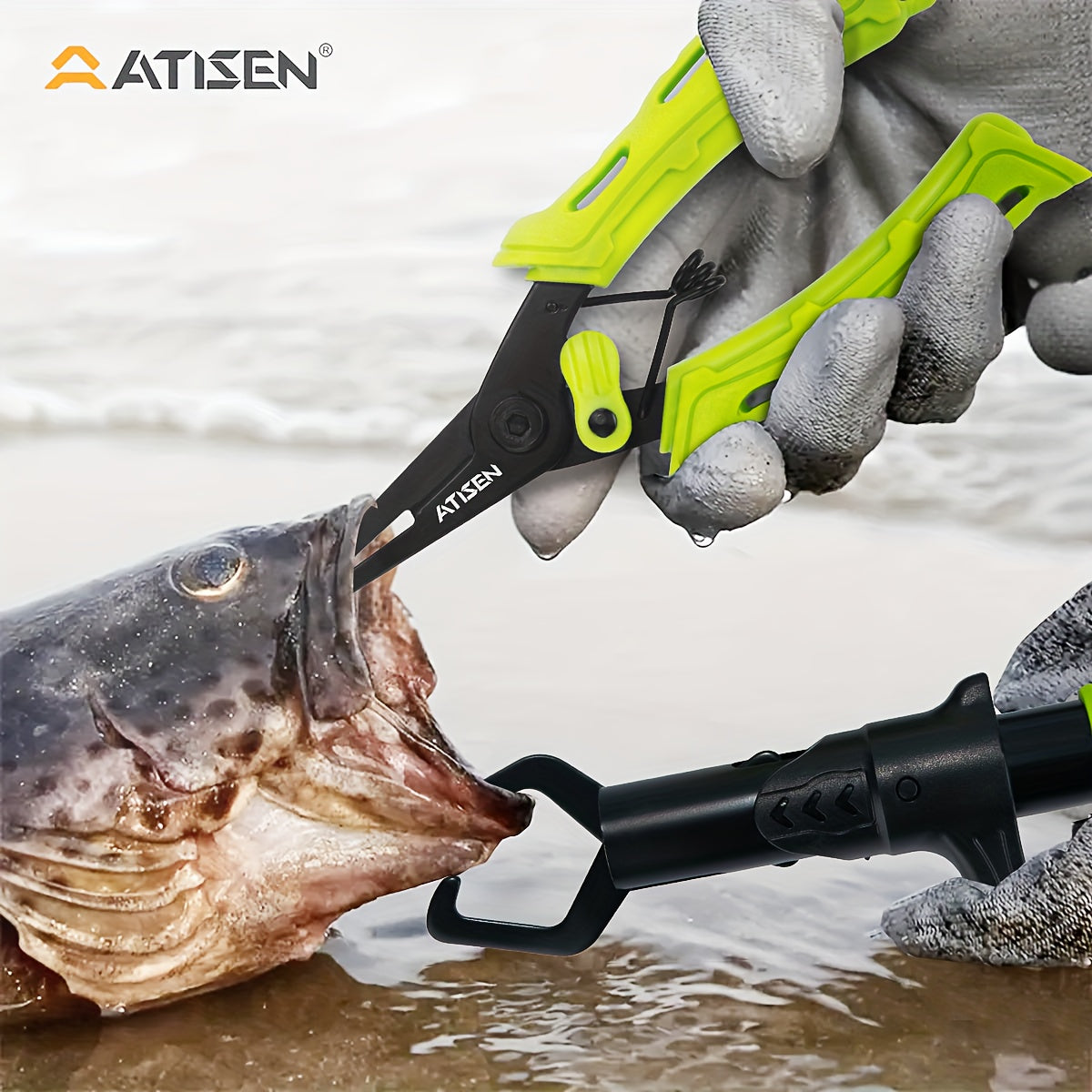 Professional Fishing Knife Set 10/16PCS Fillet & Boning Knife with Road Runner Pliers, Fish Lip Gripper, Knife Sharpener, Retractable S-Buckle Harness, Dishwasher Safe V-Grind Blade - Gift for Fishermen