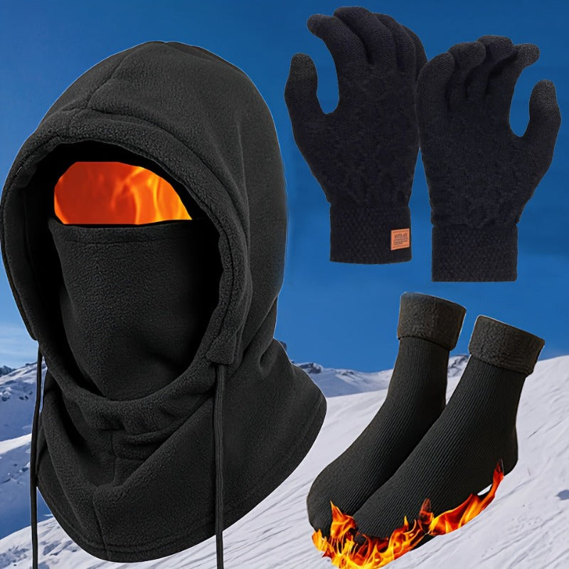 Winter Balaclava Full Face Mask for Men & Women – Windproof, Cold-Proof, Thermal Headgear for Skiing, Cycling, and Outdoor Activities, with Neck & Shoulder Coverage