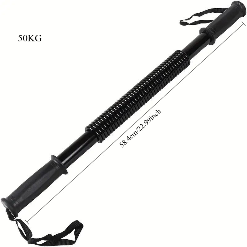Arm Strength Training Bar for Biceps & Muscle Building - Heavy-Duty Arm Strength Stick for Arm Exercises, Home Gym Fitness Equipment, 66 LB / 88 LB / 110 LB / 132 LB Options