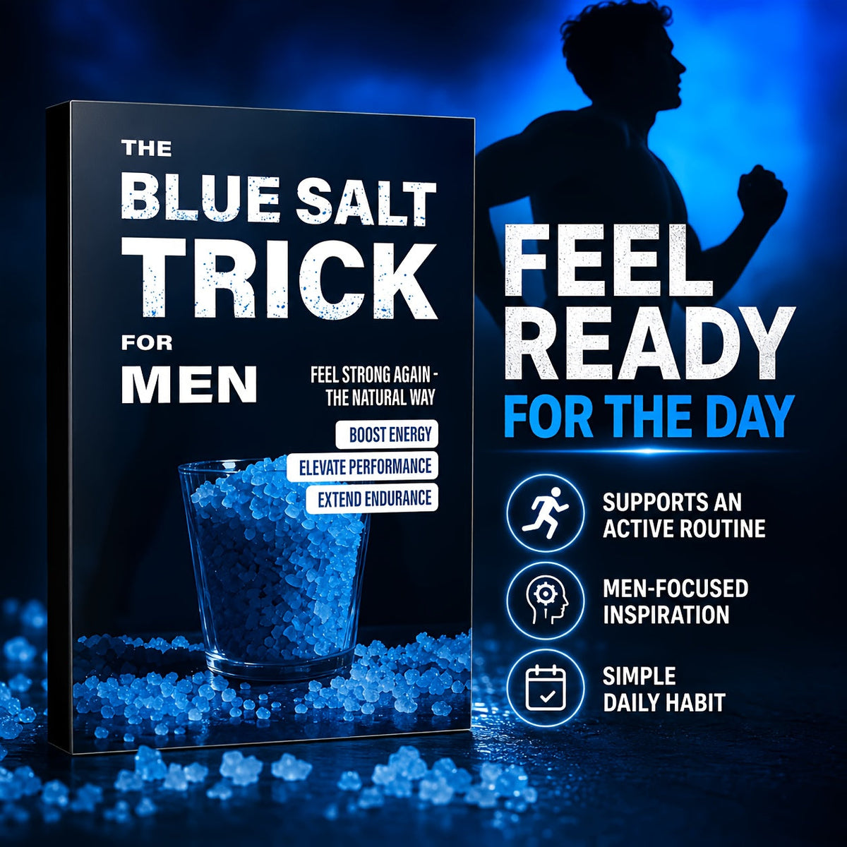 The Blue Salt Trick for Men: An Informational Wellness Lifestyle Guide, Daily Habits Handbook, and Personal Development Self-Help Book for Adult Men – A Practical Gift Idea