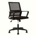Mid-Back Ergonomic Mesh Office Chair, 360° Swivel, 5-Wheel Base, Lumbar Support Computer Desk Chair for Home Office - 250 LBS Capacity (Available in Black, Grey, Blue, White, Pink)