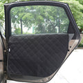 Dog Scratch Protection Car Door Protector 2 Pack - Stain-Resistant Pet Door Guard Cover for Car, Truck, and SUV Interior, Easy Install Anti-Scratch Dog Door Panel Shield, Black