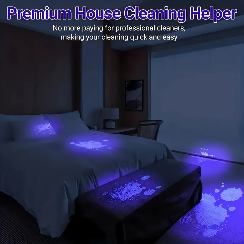 UV Blacklight Flashlight 395nm Portable Ultraviolet Light for Counterfeit Detection, Pet Urine Stain, Scorpion Hunting, and Ringworm Detection, Multi-Pack (4/6/8/12 pcs), AAA Battery Powered