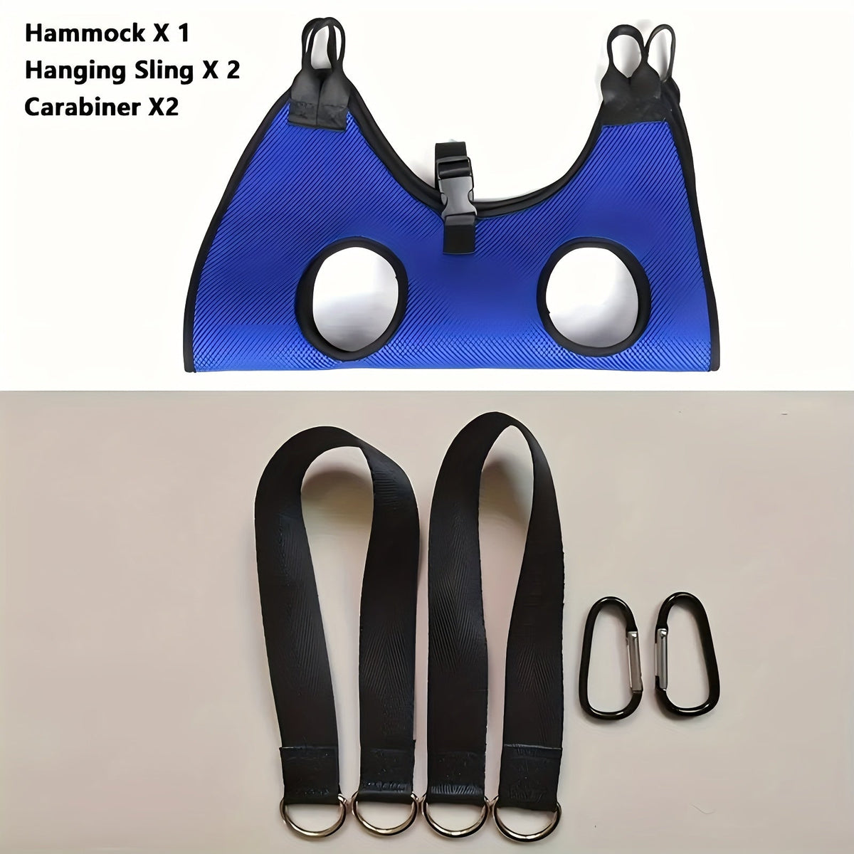 Pet Grooming Hammock for Dogs & Cats - Hanging Restraint Bag for Nail Trimming, Bathing & Ear/Eye Care - Adjustable Cat & Dog Grooming Hammock for Small & Medium Pets (S & L Size)