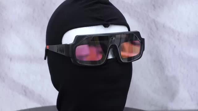 Auto-Darkening Welding Goggles, True Color Lens Anti-Glare Safety Welding Glasses for TIG MIG MMA Plasma, Lightweight Photochromic Welder Glasses with Flame-Retardant Frame & Elastic Headband